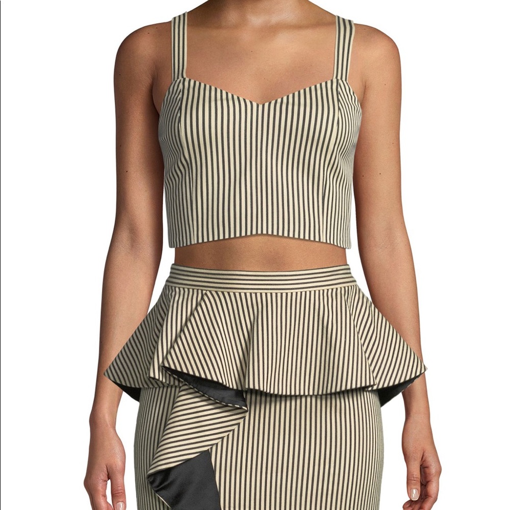 Alice and Olivia Cristi Bustier Top size 6